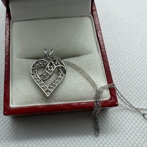 10k geniune diamond necklace